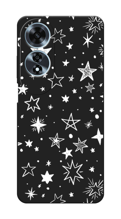 

Чехол Awog на Oppo A60 "Звездочки графика белая", Прозрачный;белый, 2516952-1