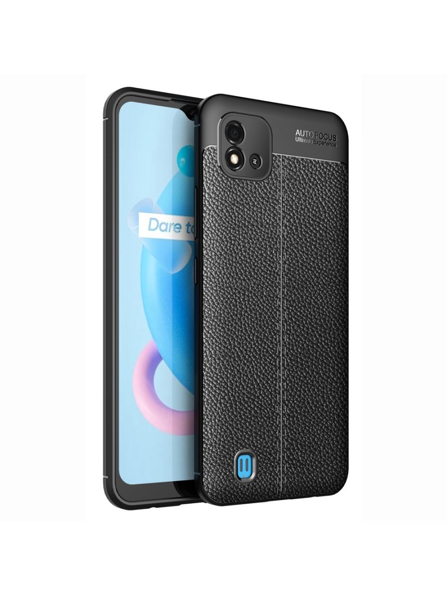 

Brodef Fibre силиконовый чехол для Realme C20 Черный