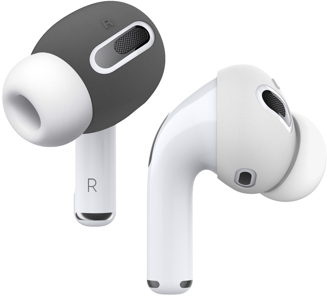 фото Чехол elago ear tips для airpods pro dark grey/white