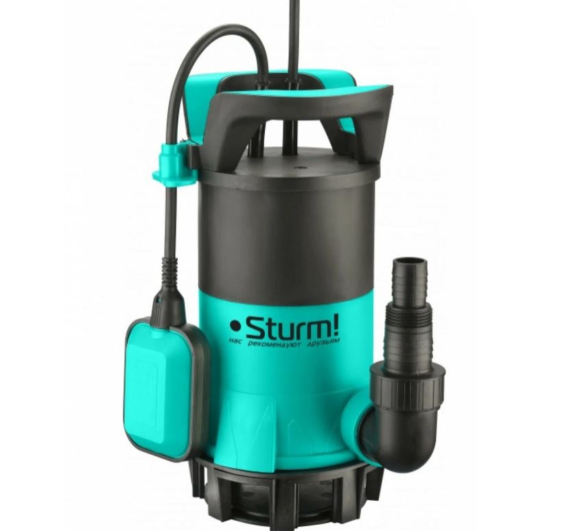 Насос погружной дренажный Sturm! WP9760PVU дренажный насос для чистой воды sturm wp9775p