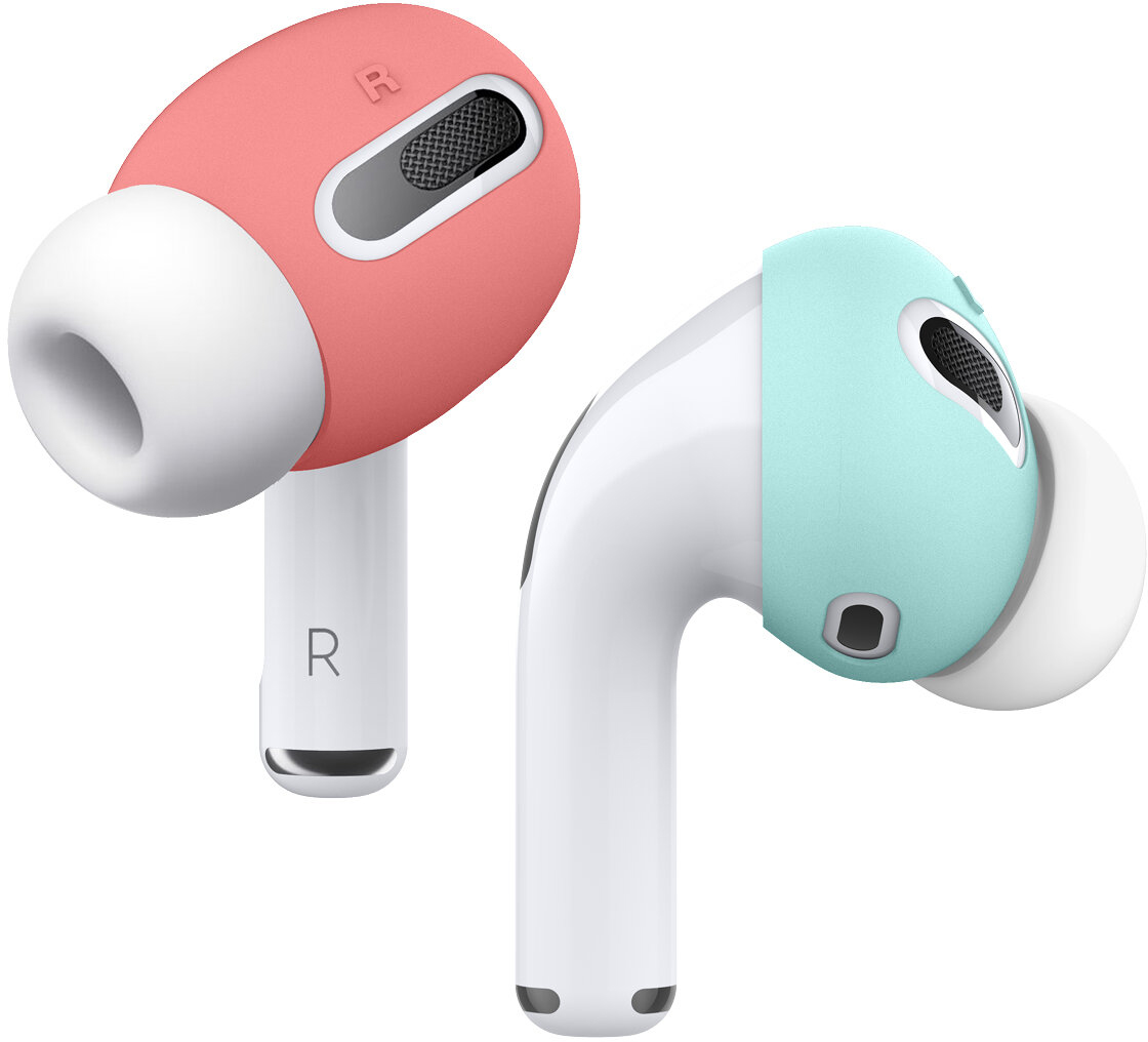 фото Чехол elago ear tips для airpods pro italian rose/coral blue