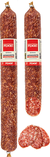 

Колбаса Ремит Абриколетте сырокопченая +-1 кг