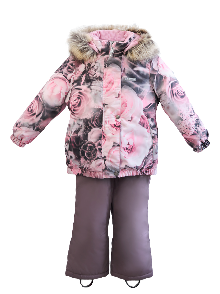 Комплект верхней одежды KERRY K23420 A, розовый, бежевый, 116