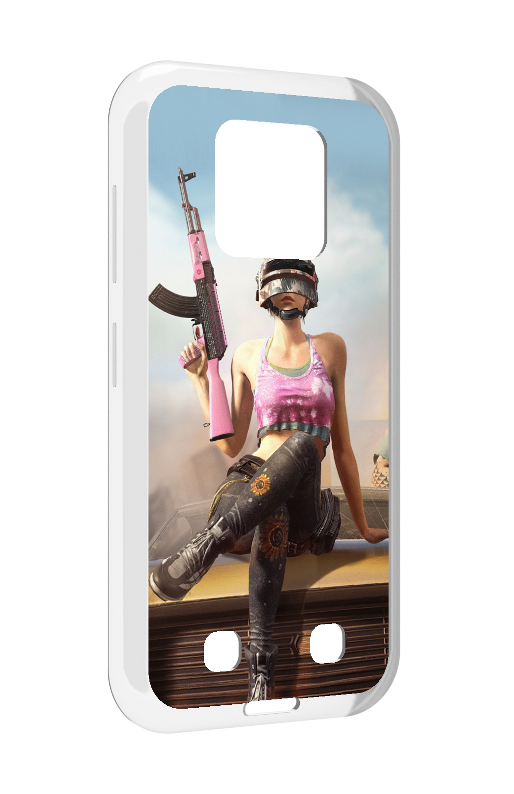 

Чехол MyPads девушка из PUBG для Oukitel WP18, Прозрачный, Tocco