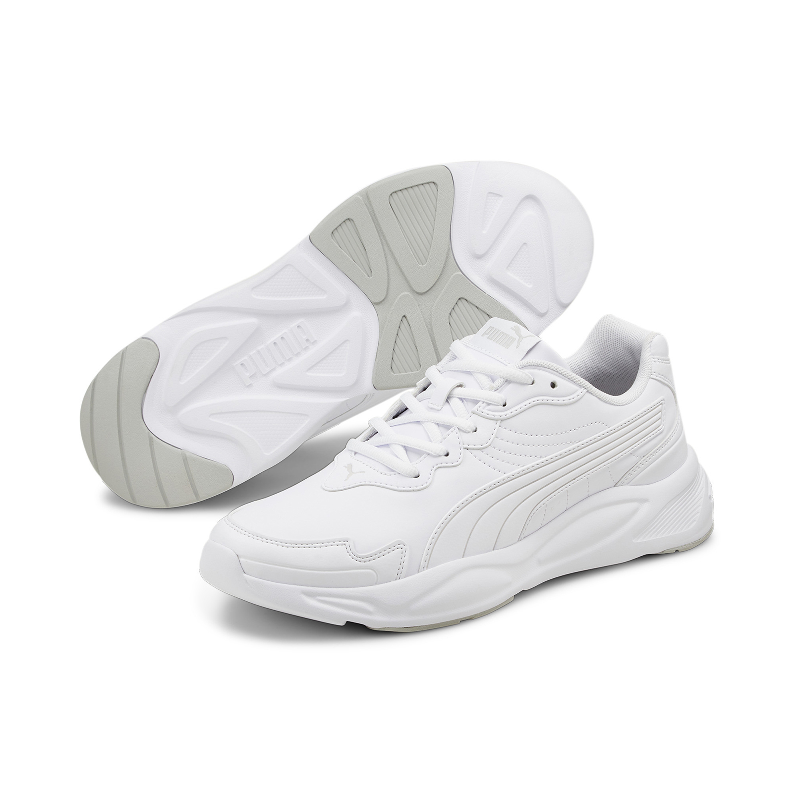 фото Кроссовки мужские puma puma 90s runner nu wave sl белые 10 uk