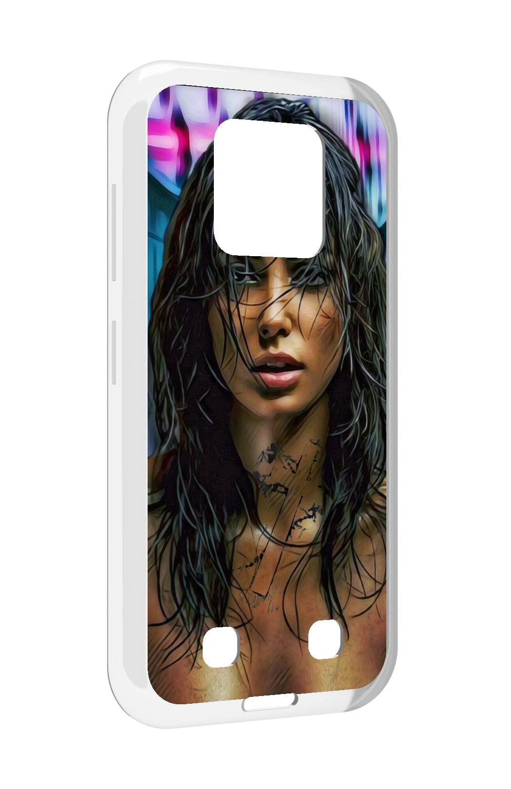 

Чехол MyPads девушка с мокрыми волосами женский для Oukitel WP18, Прозрачный, Tocco