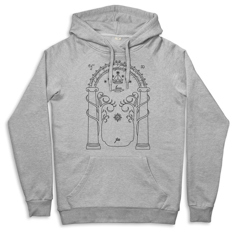 

Худи женское Dream Shirts 129-moria-hud-1 серое 44 RU, 129-moria-hud-1
