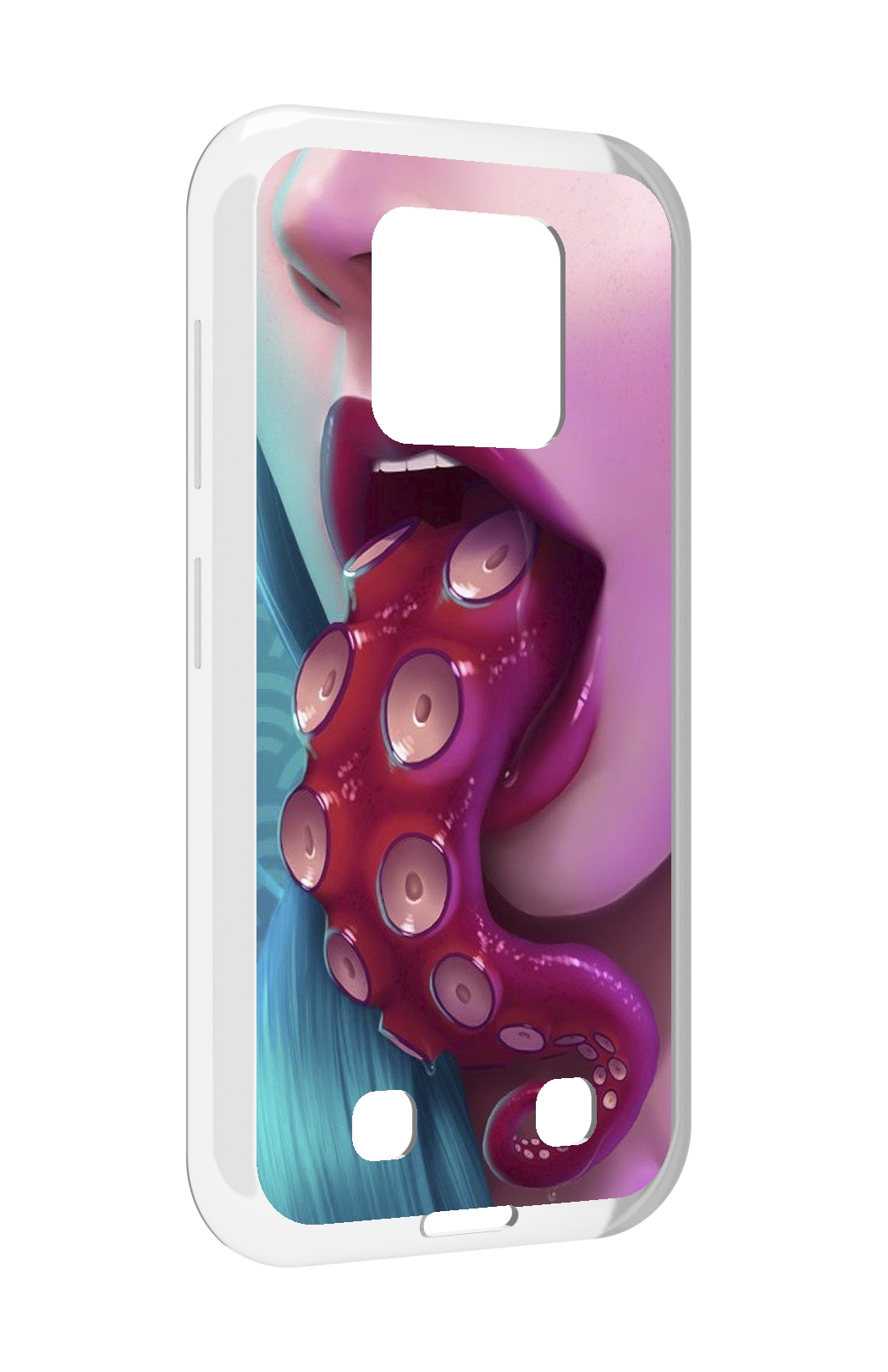 

Чехол MyPads девушка с щупальцой женский для Oukitel WP18, Прозрачный, Tocco
