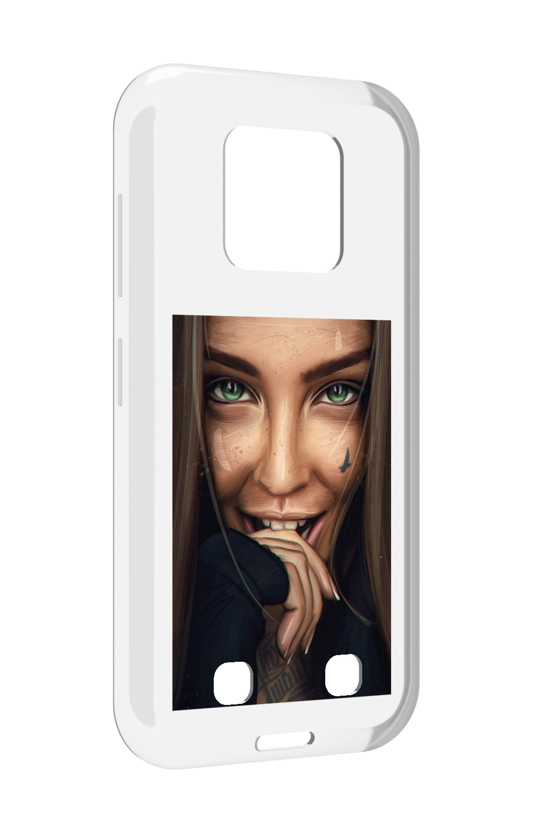 

Чехол MyPads девушка улыбается женский для Oukitel WP18, Прозрачный, Tocco