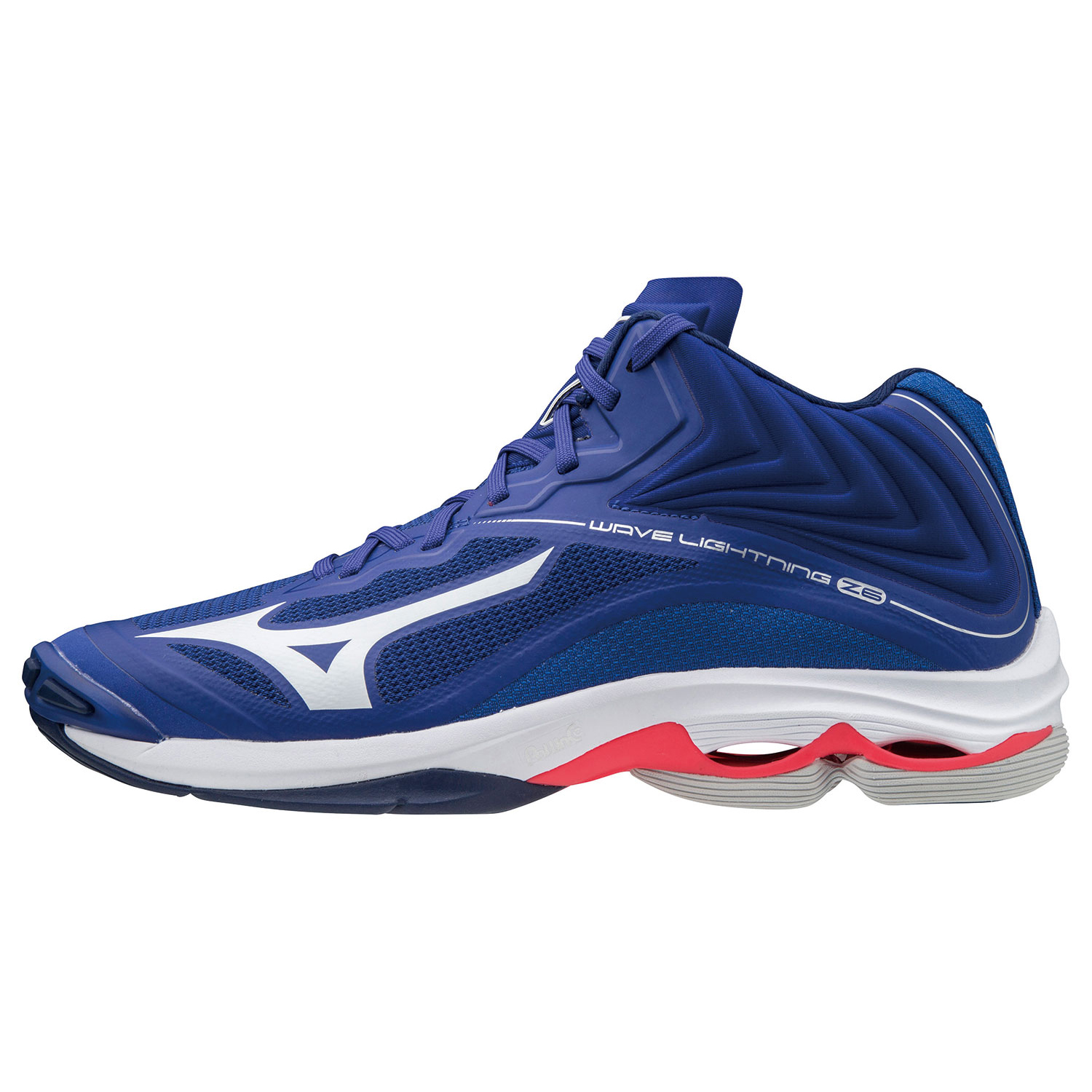 фото Кроссовки mizuno wave lightning z6 mid синие 7 uk