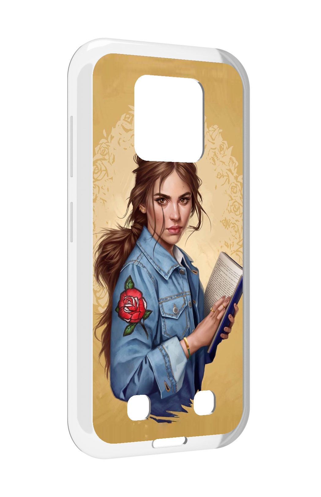 

Чехол MyPads девушка-в-бежевом-фоне для Oukitel WP18, Прозрачный, Tocco