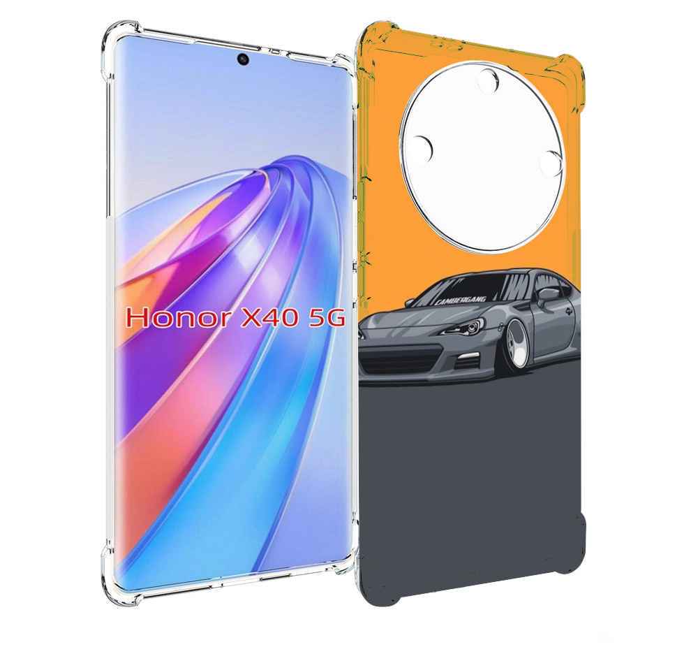 

Чехол MyPads Спорт-кар для Honor X40, Прозрачный, Tocco