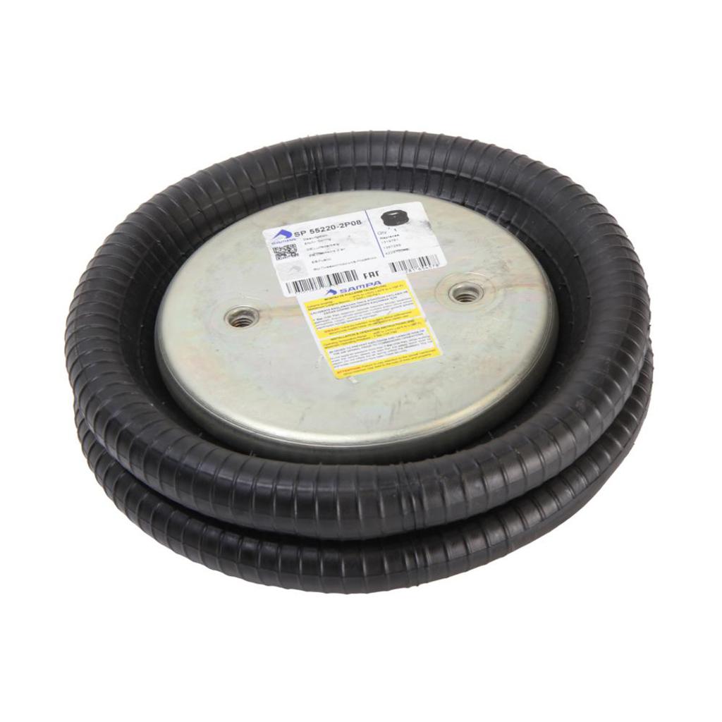 

Пневморессора SAF (две секции) (2 шп. M10,1 отв. штуц. М12х1.5) SAMPA SP55220-2P08