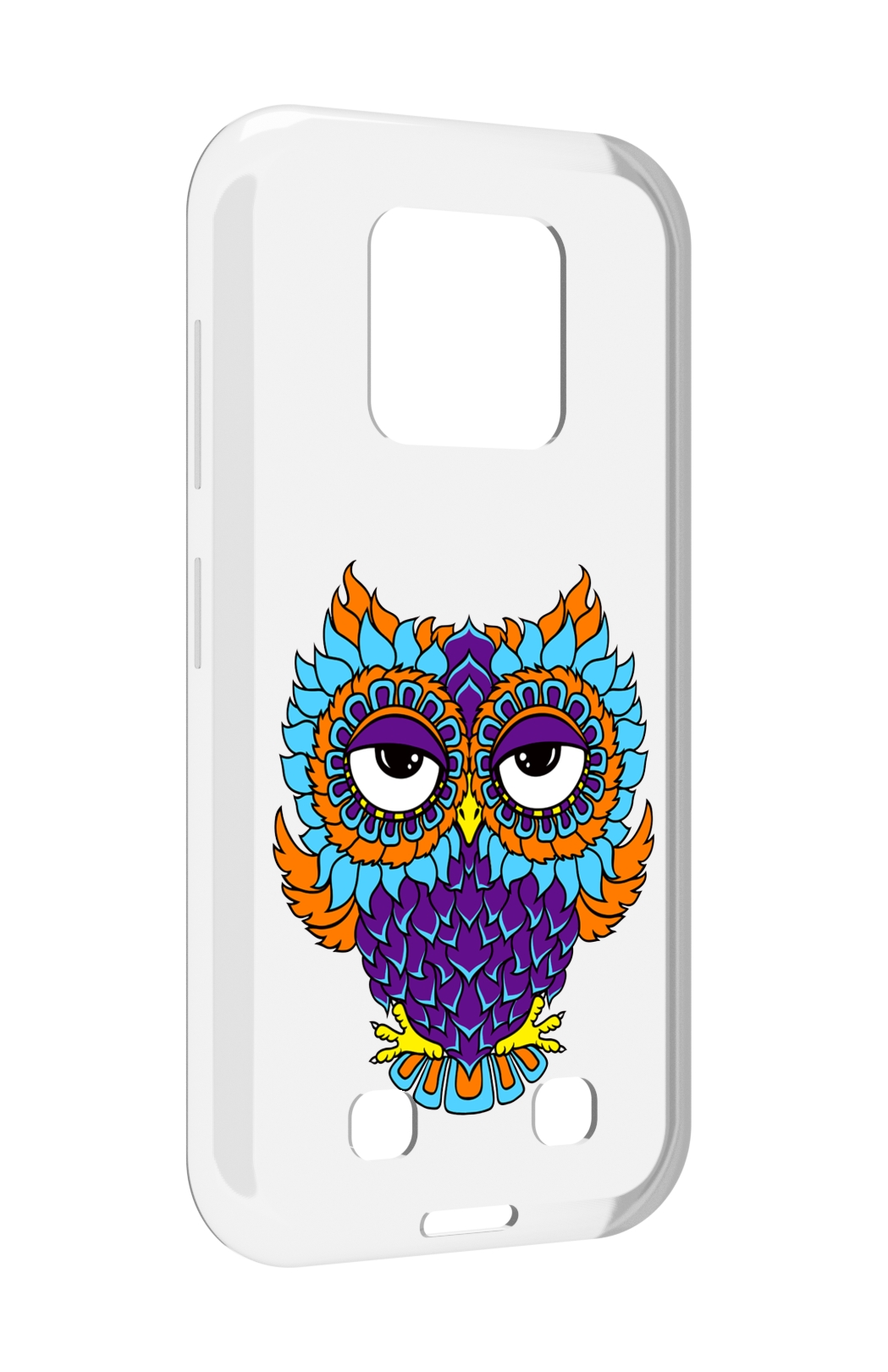 

Чехол MyPads Цветная сова для Oukitel WP18, Прозрачный, Tocco