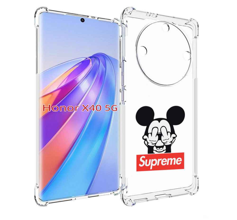 

Чехол MyPads Супримовский-Микки-маус для Honor X40, Прозрачный, Tocco