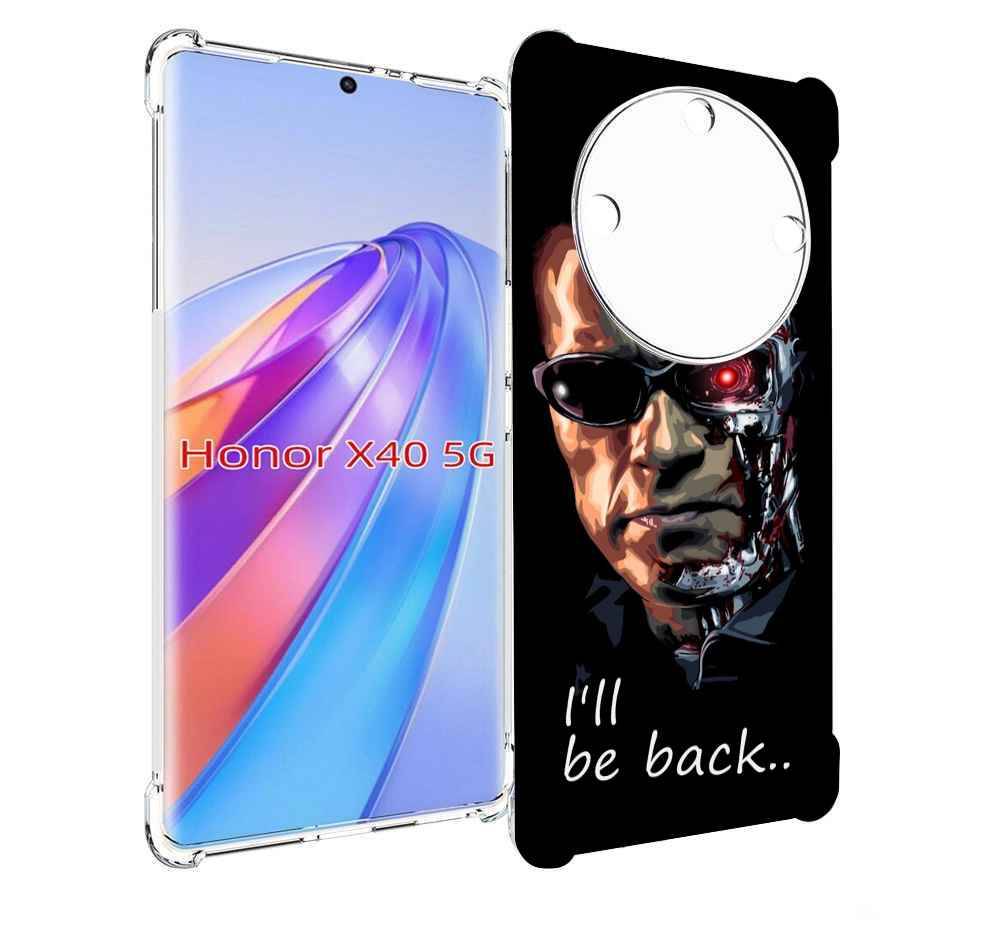 

Чехол MyPads Терминатор для Honor X40, Прозрачный, Tocco