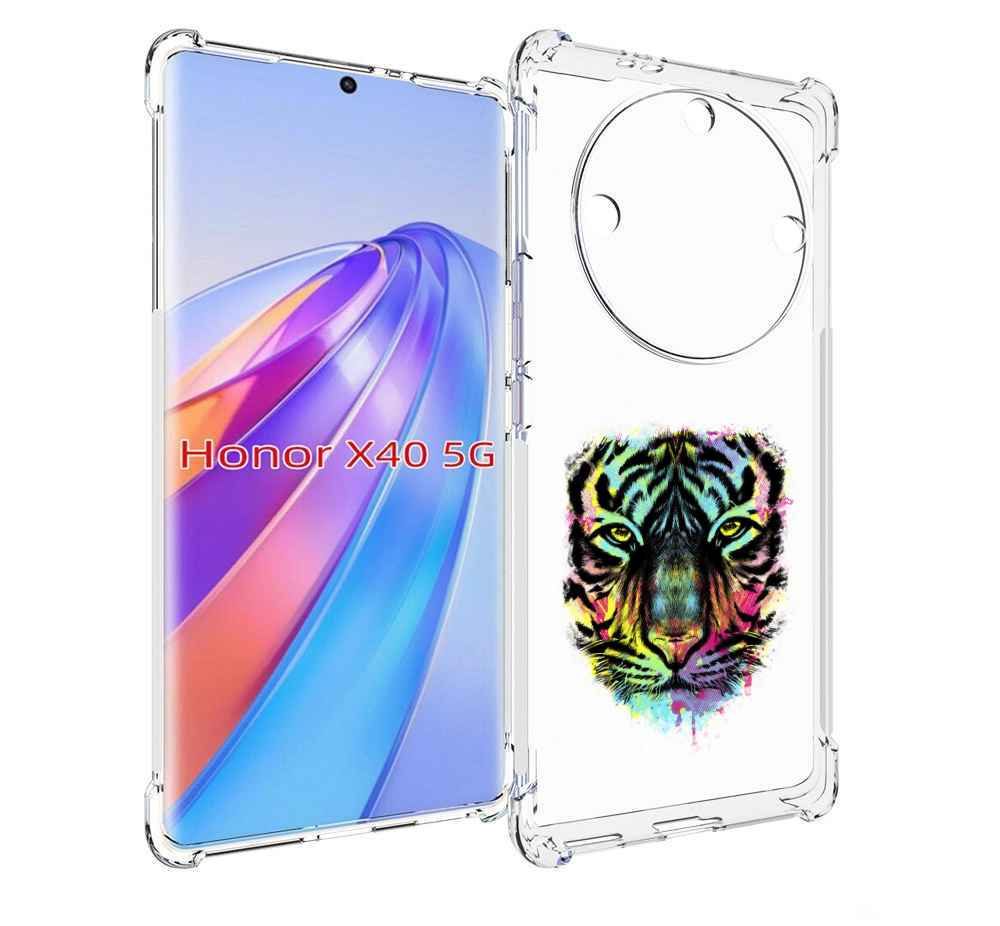 

Чехол MyPads Тигр 1 для Honor X40, Прозрачный, Tocco