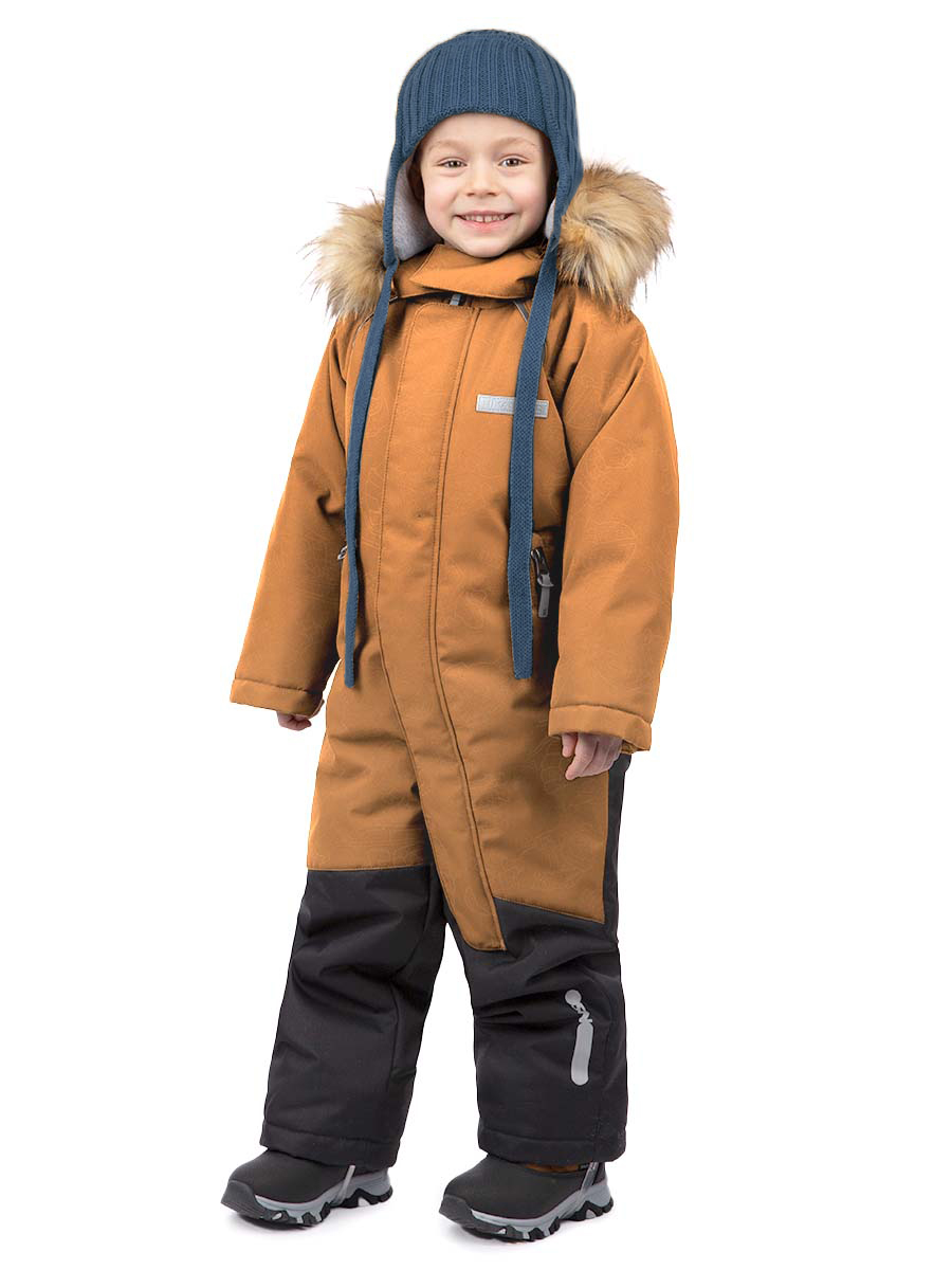 

Комбинезон детский NIKASTYLE 8з0124, кэмел/черный, 104, Коричневый;черный, 8з0124