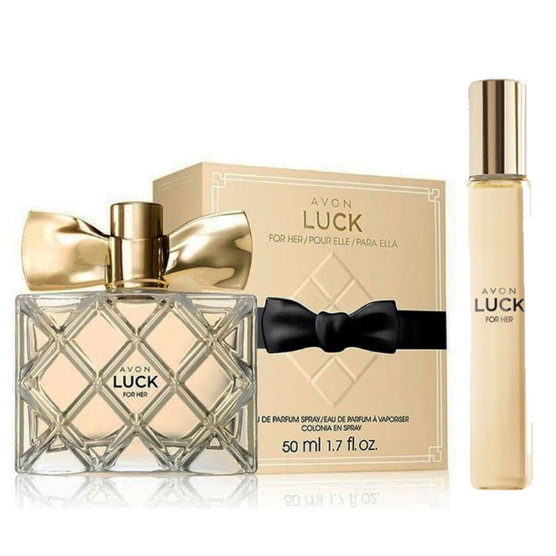 Парфюмерный набор Avon Luck 50ml и 10ml.