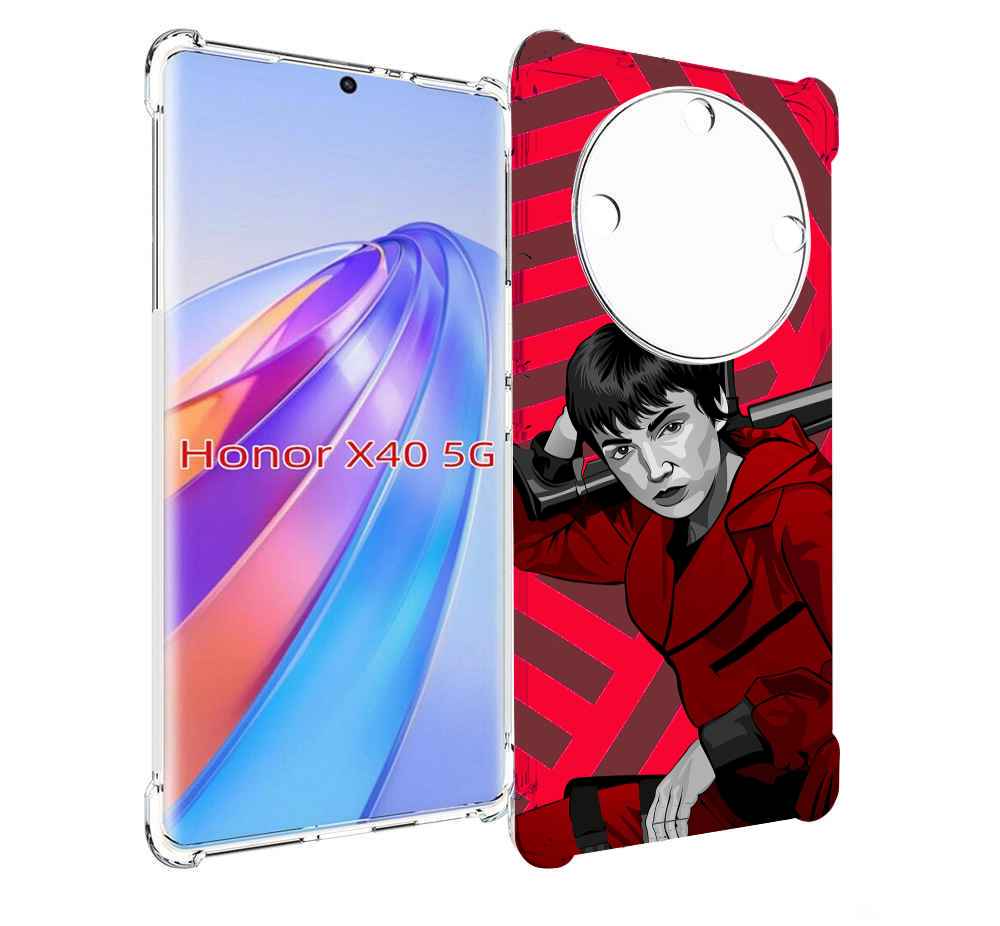 

Чехол MyPads Токио-бумажный-дом для Honor X40, Прозрачный, Tocco
