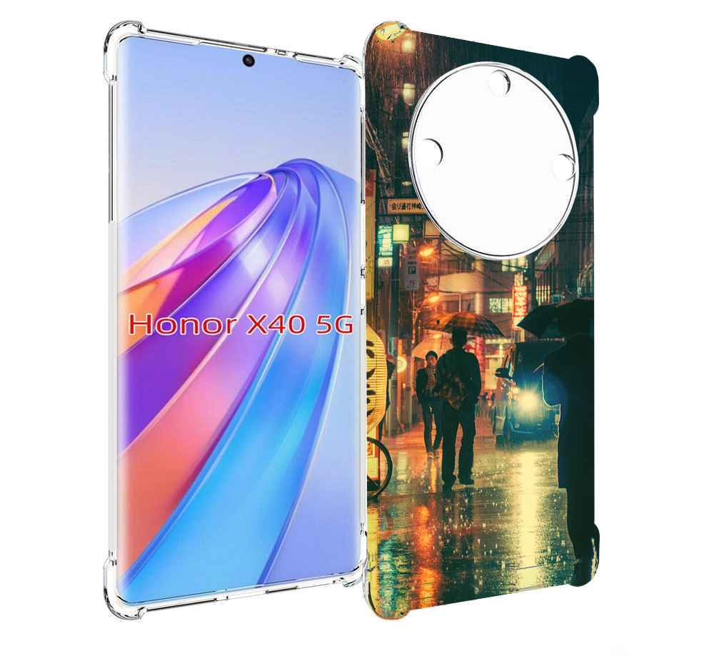 

Чехол MyPads Токио-сеул для Honor X40, Прозрачный, Tocco