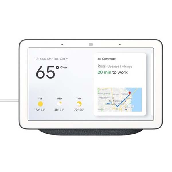 фото Портативная колонка google nest hub white