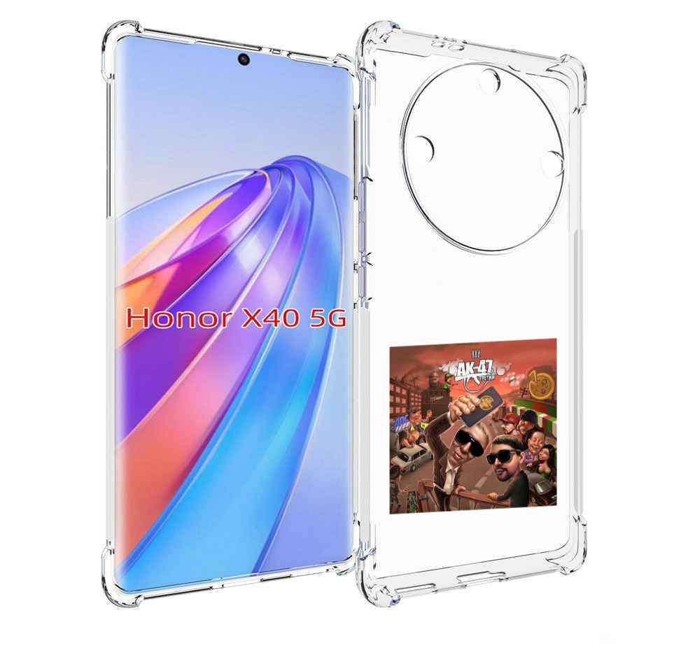 

Чехол MyPads Третий АК-47 для Honor X40, Прозрачный, Tocco