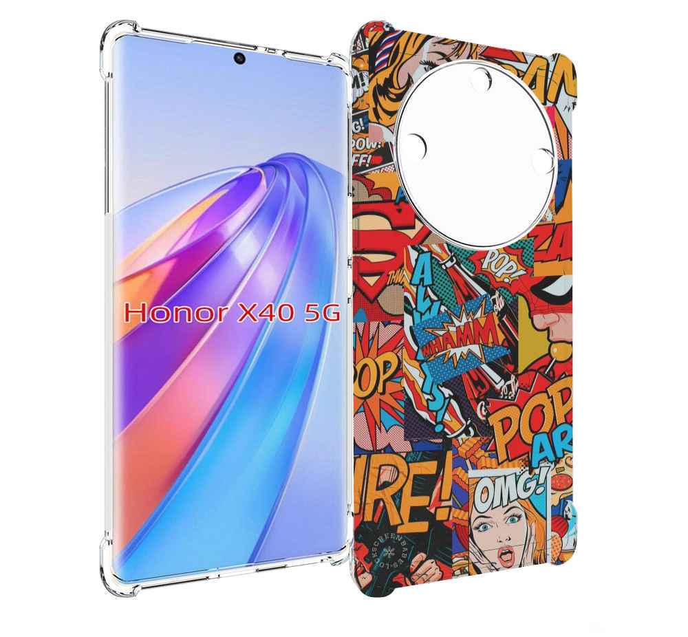 

Чехол MyPads Фон для Honor X40, Прозрачный, Tocco