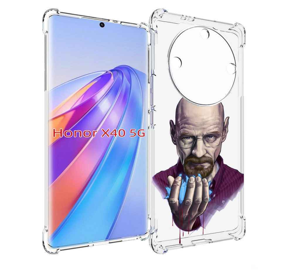 

Чехол MyPads Хайзенберг для Honor X40, Прозрачный, Tocco