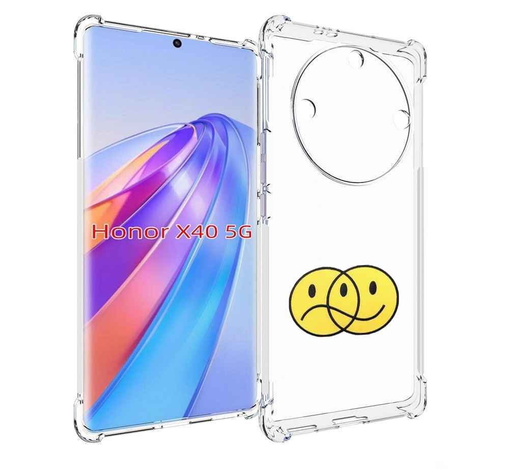 

Чехол MyPads Хиппи для Honor X40, Прозрачный, Tocco