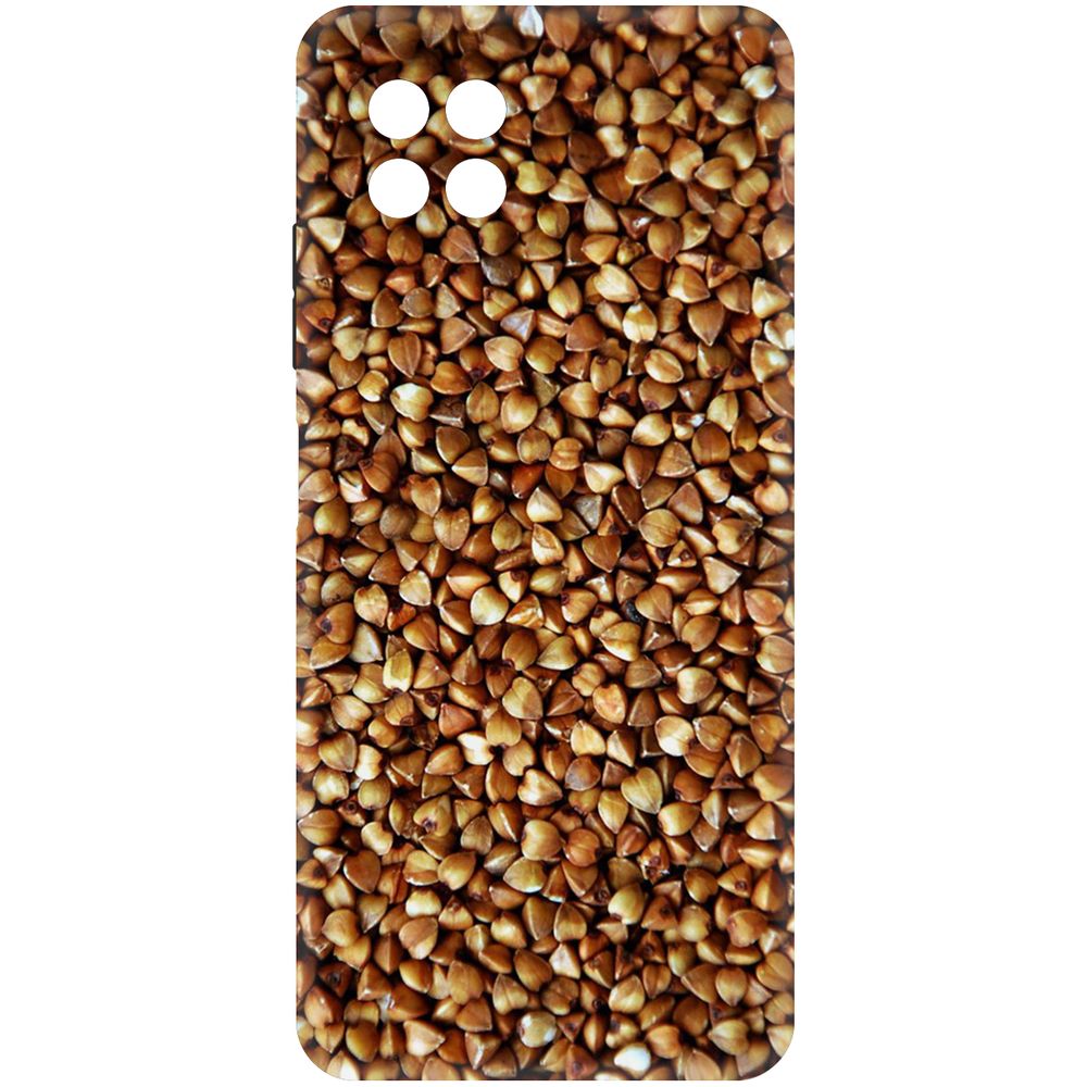 

Чехол-накладка Krutoff Soft Case Гречка для Itel S23 черный