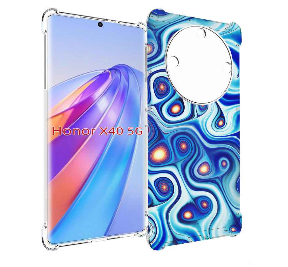 

Чехол MyPads абстрактная-текстура для Honor X40, Прозрачный, Tocco