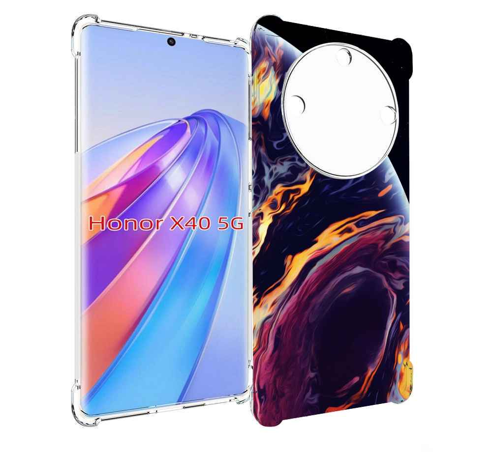 

Чехол MyPads акварельная планета для Honor X40, Прозрачный, Tocco