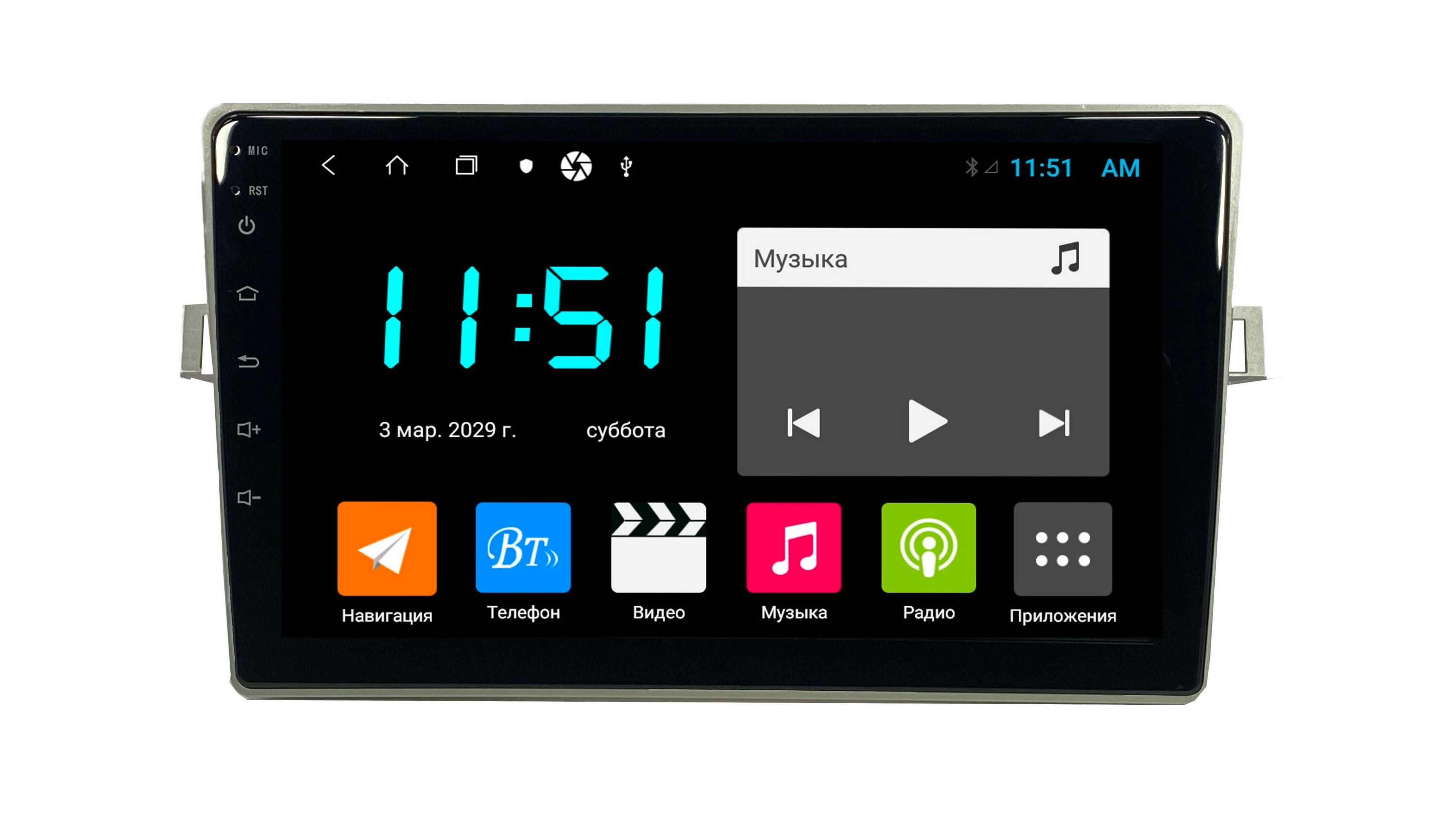 Штатная автомагнитола Zenith Toyota Verso 2009-2018 Android 12 464GB Мультируль ШГУ 3049700₽