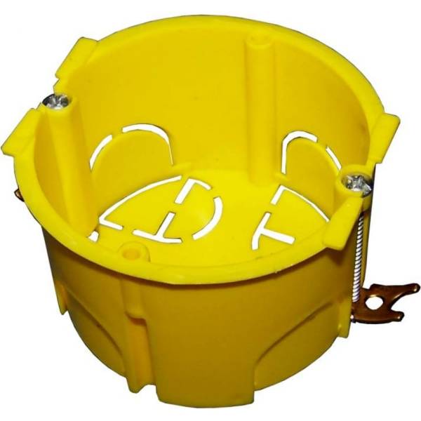 

Подрозеточная коробка TWT в стену для суппорта 45x45, желтая BX45x45-YL