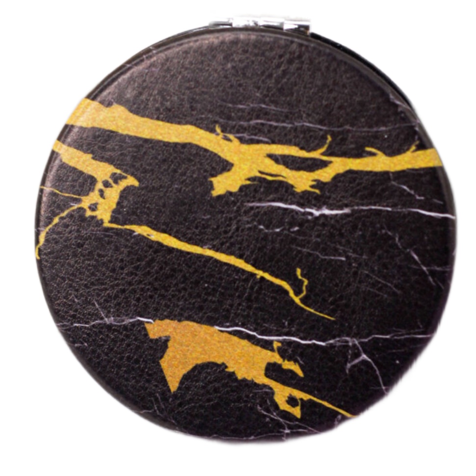 

Зеркало Marble round black, Marble