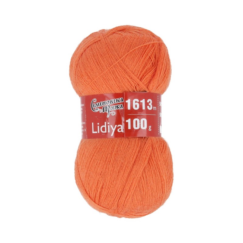 

Пряжа Семёновская пряжа Lidiya 0670 морковь, Lidiya