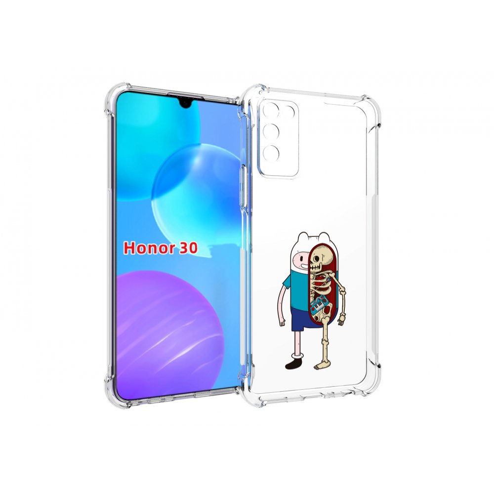 

Чехол MyPads Финн скелет для Huawei Honor 30 Lite, Tocco