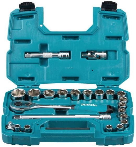 

Makita Набор ключей и головок 23 предмета 1/2" Makita