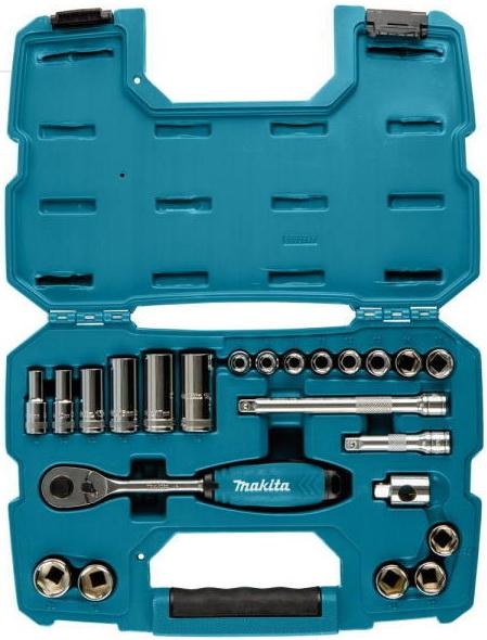

Makita Набор ключей и головок 23 предмета 3/8" Makita