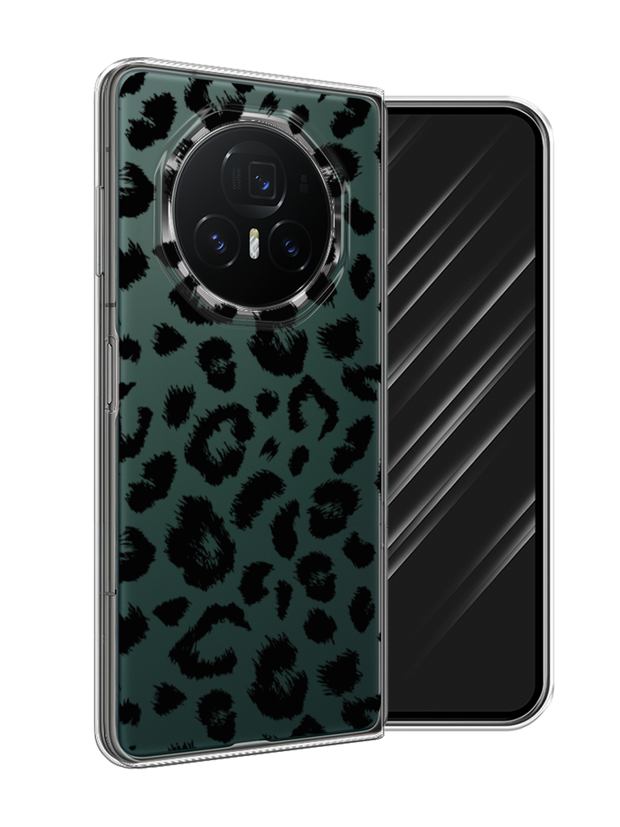 

Чехол Awog на Honor Magic V3 "Окрас леопарда фон", Черный, 6125050-1