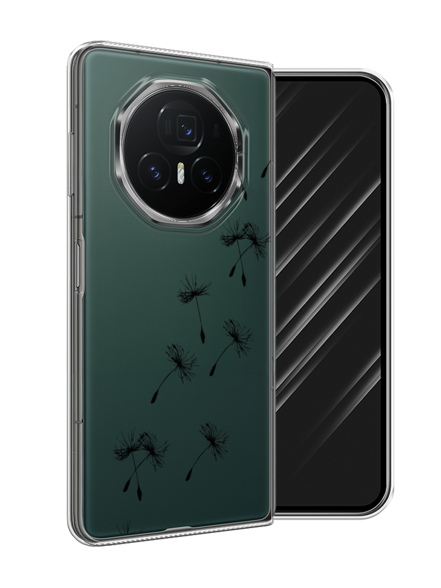 

Чехол Awog на Honor Magic V3 "Летящие одуванчики", Черный, 6125050-1