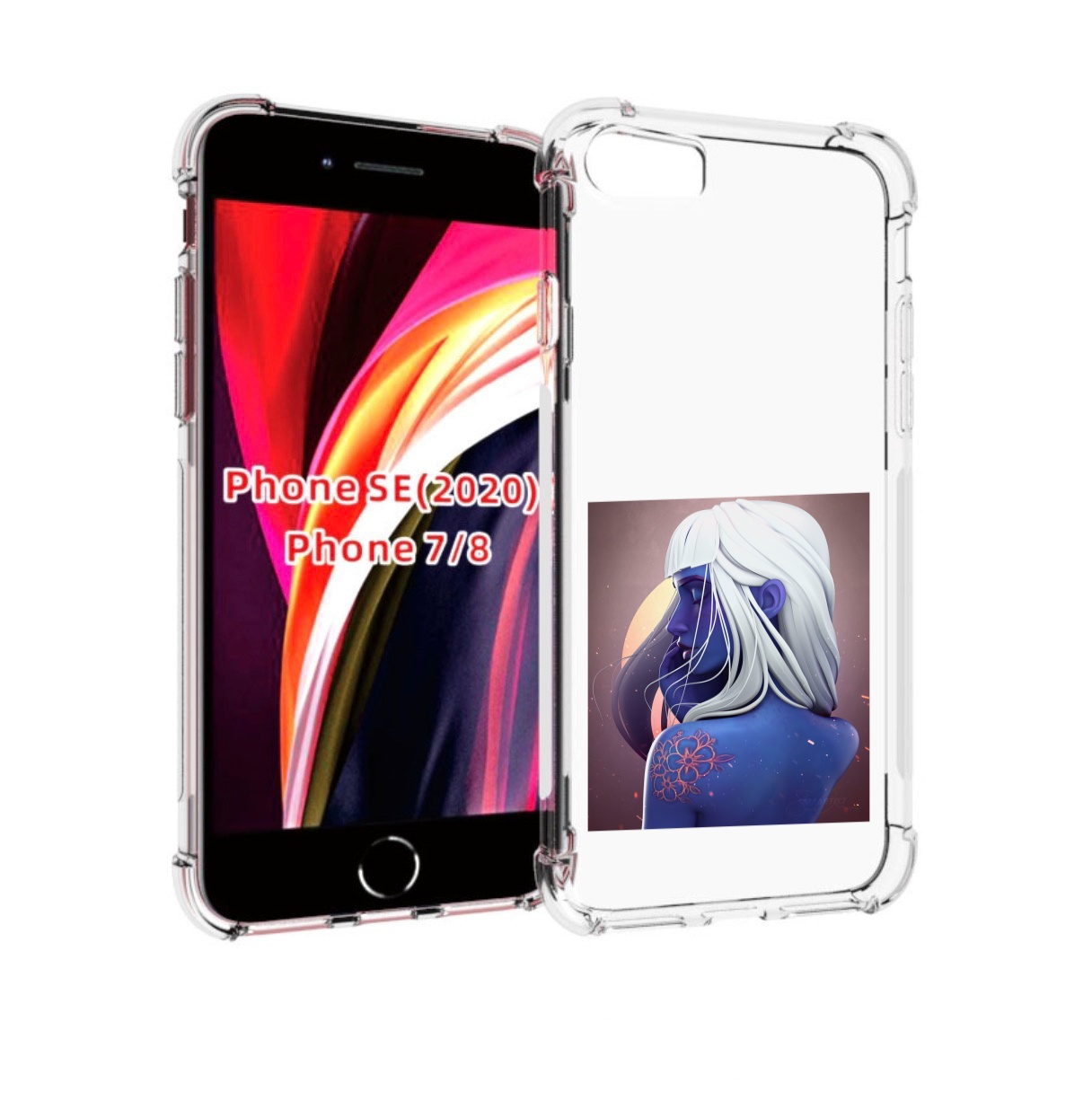 

Чехол MyPads аватар-с-цветком для iPhone 7 4.7 / iPhone 8 / iPhone SE 2 (2020), Прозрачный, Tocco