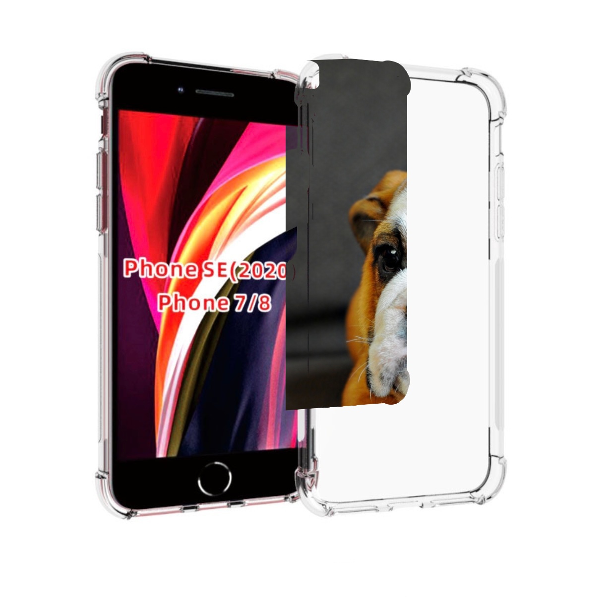 

Чехол MyPads англиискии бульдор для iPhone 7 4.7 / iPhone 8 / iPhone SE 2 (2020), Прозрачный, Tocco