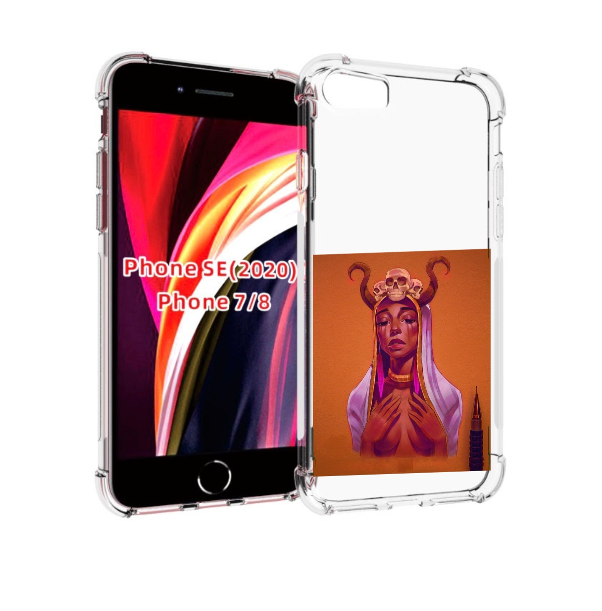

Чехол MyPads античная-девушка для iPhone 7 4.7 / iPhone 8 / iPhone SE 2 (2020), Прозрачный, Tocco