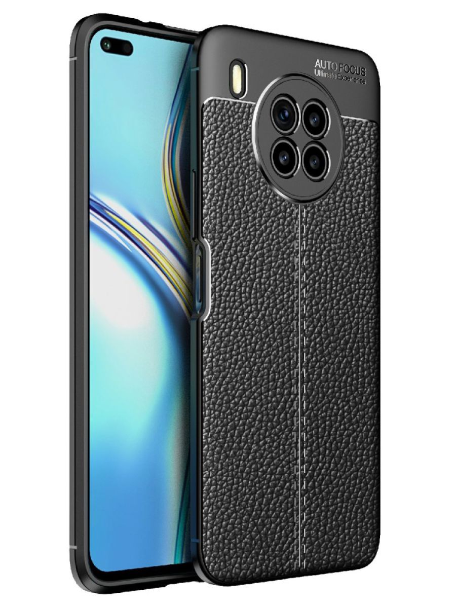 

Brodef Fibre силиконовый чехол для Honor 50 Lite Черный