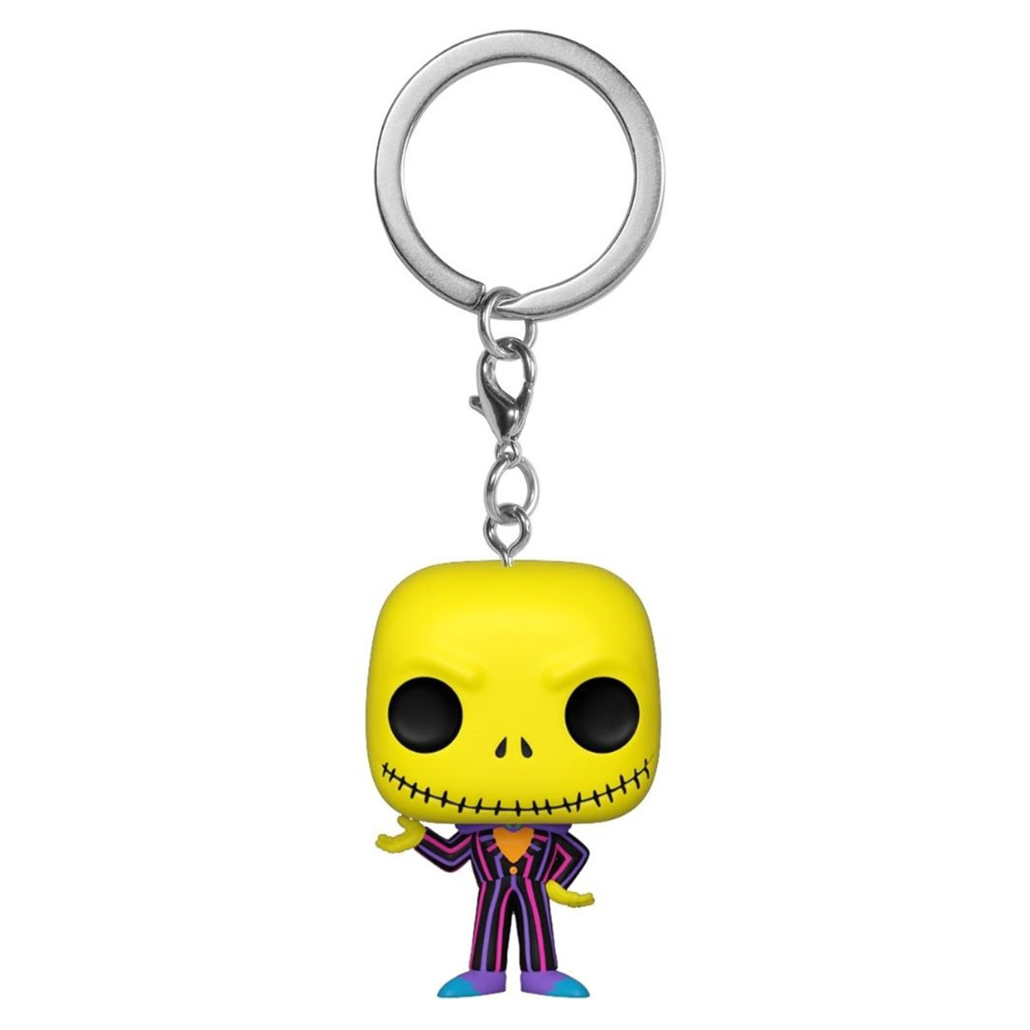 Брелок Funko Pocket POP Disney TNBC Jack Skellington BLKLT 63966