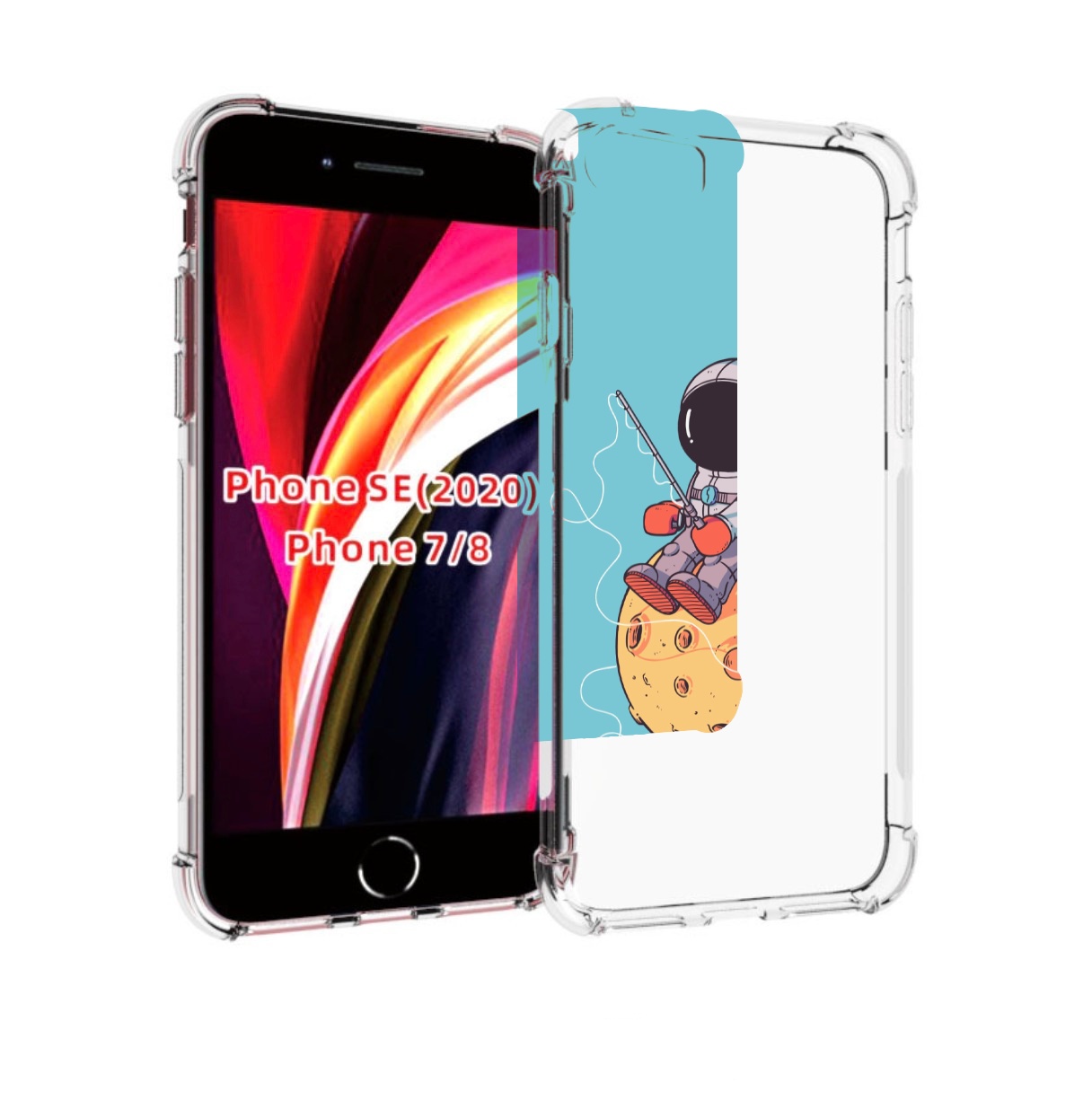 

Чехол MyPads астронавт ловит звезду для iPhone 7 4.7 / iPhone 8 / iPhone SE 2 (2020), Прозрачный, Tocco