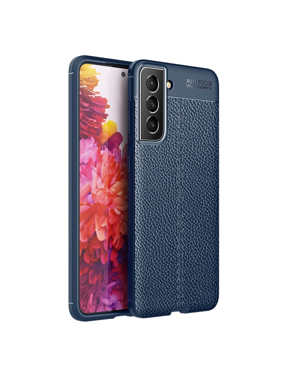 

Brodef Fibre силиконовый чехол для Samsung Galaxy S22 Plus/S22+ Синий