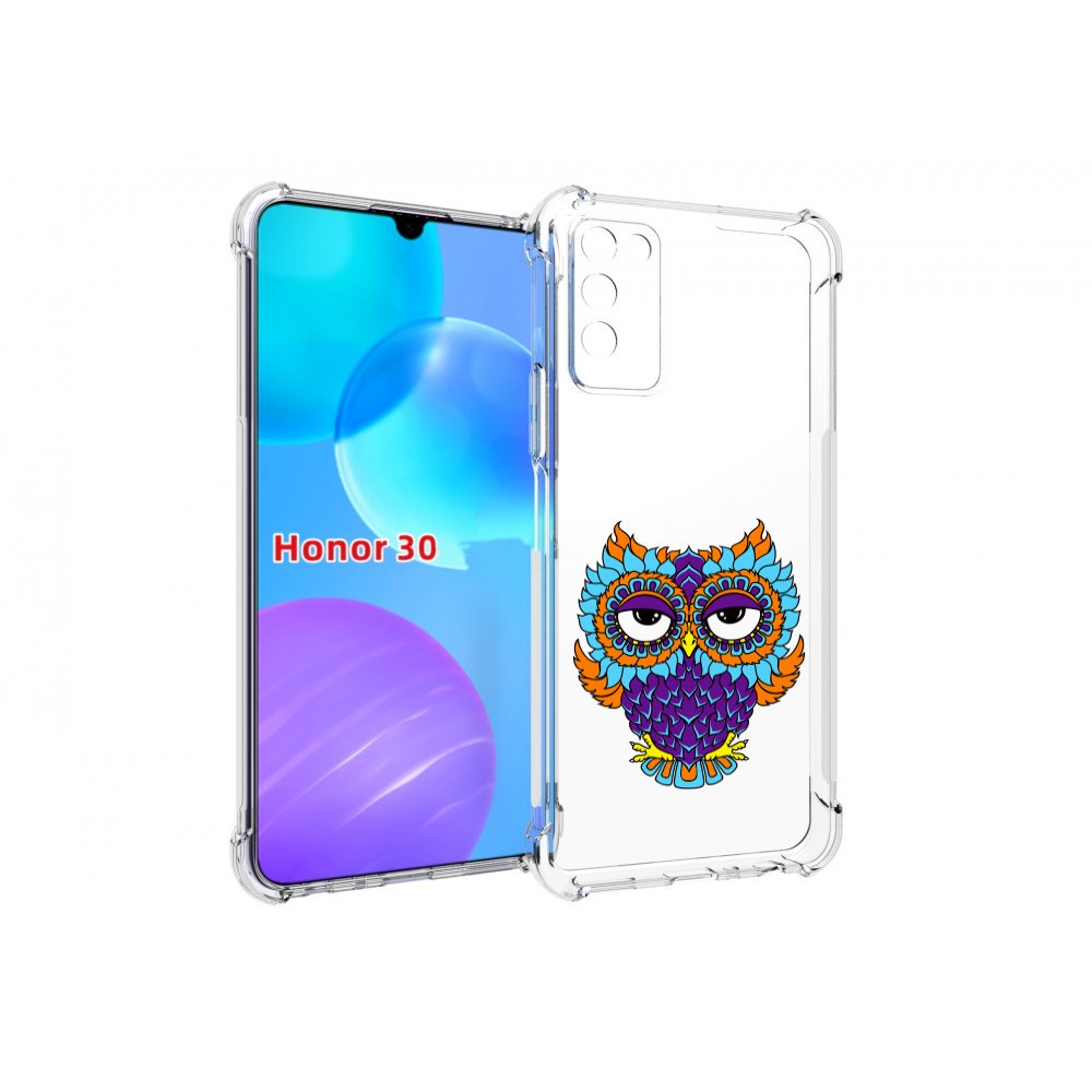 

Чехол MyPads Цветная сова для Huawei Honor 30 Lite, Tocco